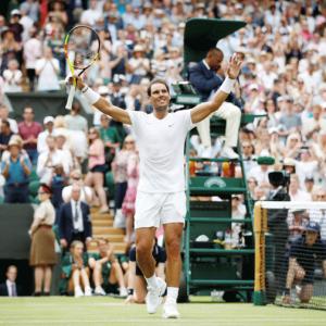Wimbledon PIX: Nadal, Serena in quarters; Barty ousted
