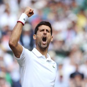 Djokovic holds off Agut to enter Wimbledon final