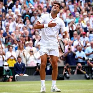 A look at Djokovic's five Wimbledon titles