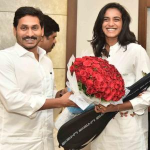 AP CM assures land for Sindhu to set up academy