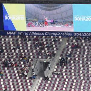 World Athletics: Where are the spectators in Doha?