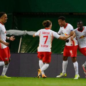 PICS: Leipzig stun Atletico to reach UCL semis