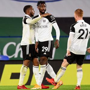 EPL PIX: Fulham stun Leicester; West Ham rise to fifth