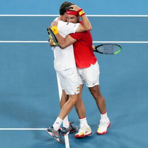 ATP Cup PIX: Djokovic survives to put Serbia in semis