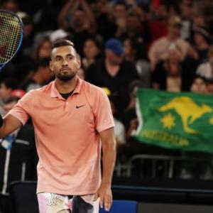 Kyrgios puts it in perspective as he advances