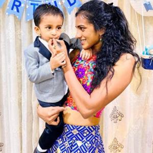 PIX: Sindhu celebrates her 25th birthday