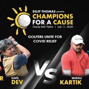 Kapil joins golfers, raises Rs 45 lakh for COVID-19
