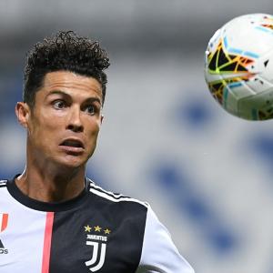 Ronaldo's dream run ends as Juve held at Sassuolo
