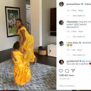 SEE: Awwdorable! Serena sings with daughter Olympia