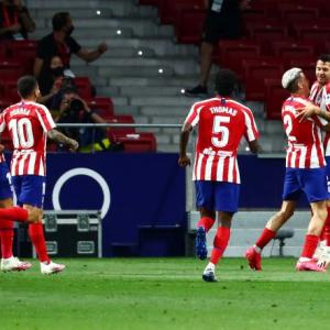 Soccer PIX: Atletico go third in La Liga; Verona win