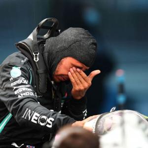 PIX: Hamilton matches Schumi with seventh F1 title