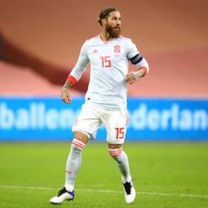 Spain's Ramos becomes Europe's most-capped player