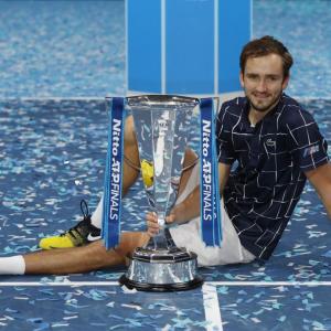 Medvedev rallies to claim ATP Finals title
