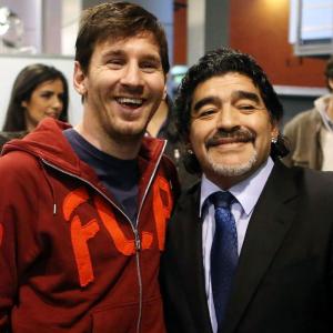 He isn't going anywhere; Maradona is eternal: Messi