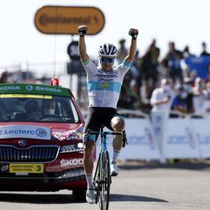 Kazakh Lutsenko wins Tour de France stage six