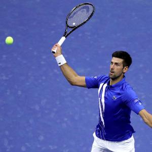 US Open PIX: Djokovic cruises; Osaka survives scare