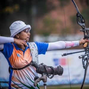 Archery World Cup: Women's recurve team win gold