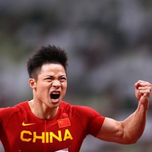 China's Su makes 100m final; Bromell out in semis