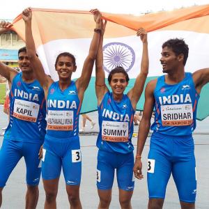 India mixed relay team in final of U-20 Worlds