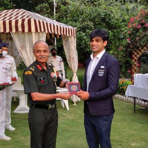 Southern command felicitates Neeraj Chopra