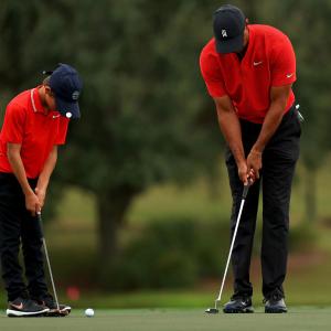 Tiger Woods to compete with son Charlie next week