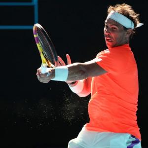 Aus Open PICS: Nadal powers ahead, Azarenka stunned