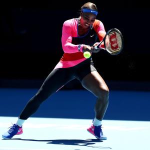 PIX: Serena sizzles in single-leg leotard at Aus Open