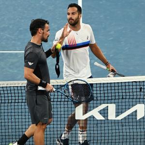 PICS: Italian affair at Aus Open ends in heated row