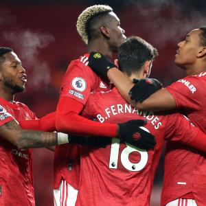 EPL: Man United close in on Liverpool with Villa win