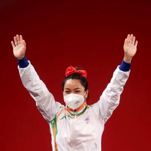 SEE: Friends, family ecstatic as Mirabai wins medal