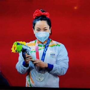 Congratulate Mirabai on winning silver at Olympics