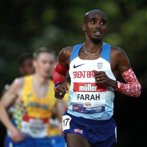 Farah misses Olympic 10,000m qualification time