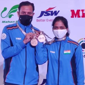 Another golden day for Indian shooters at World Cup