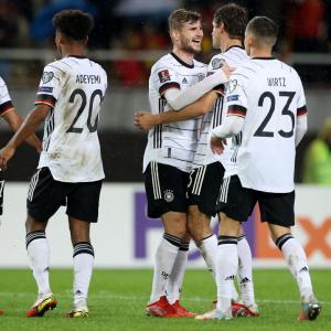 PIX: Germany qualify for 2022 World Cup; Croatia draw