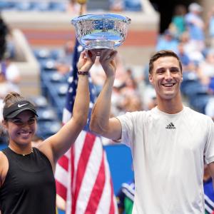 Salisbury-Krawczyk win US Open mixed doubles