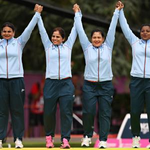 CWG: India win historic GOLD in women's four lawn bowl