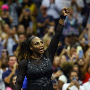 US Open PIX: Serena sizzles; Thiem, Tsitsipas stunned