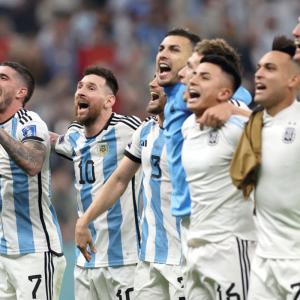 Messi's Argentina Celebrate Final Berth