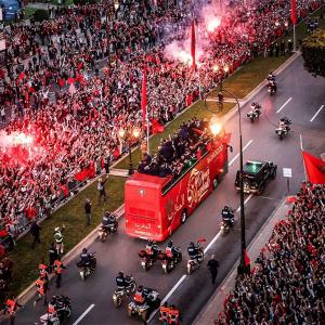 Magical Welcome For Morocco's Heroes