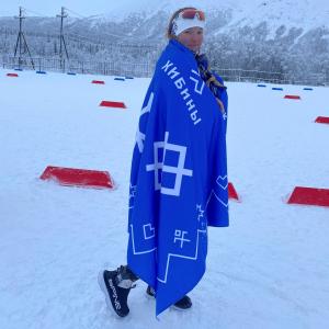 Banned Belarusian skier flees country