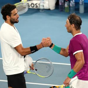Berrettini reveals locker room exchange with Nadal