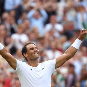 Wimbledon PIX: Nadal sets up Kyrgios semis