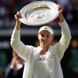 PIX: Rybakina powers past Jabeur to Wimbledon title
