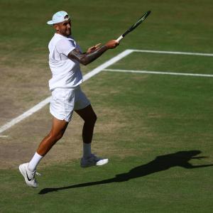 Beaten but unbowed, Kyrgios leaves his mark