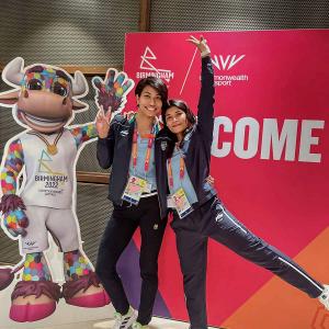 PIX: Indian athletes in Commonwealth Games Village