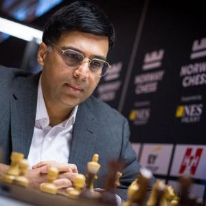 rediff.com: Vishy's moment of glory