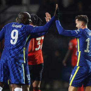 Soccer PIX: Chelsea survive upset scare in FA Cup