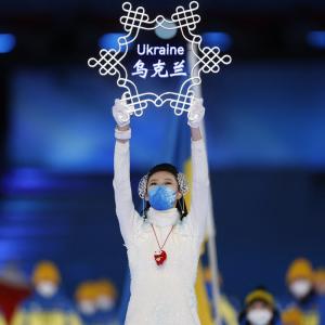 Ukraine gets warm welcome at Beijing Paralympics