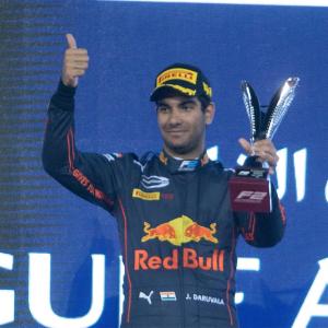 F2: Jehan Daruvala on podium in Bahrain