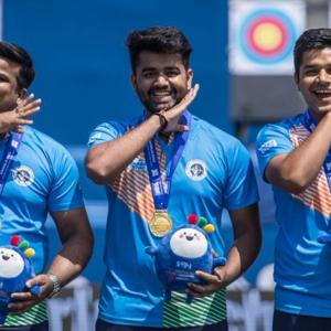 Archery World Cup: India men edge France to win gold
